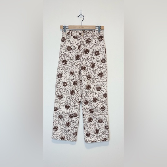 Reformation Sunny floral-print jeans , sz : 4 - Picture 5 of 13